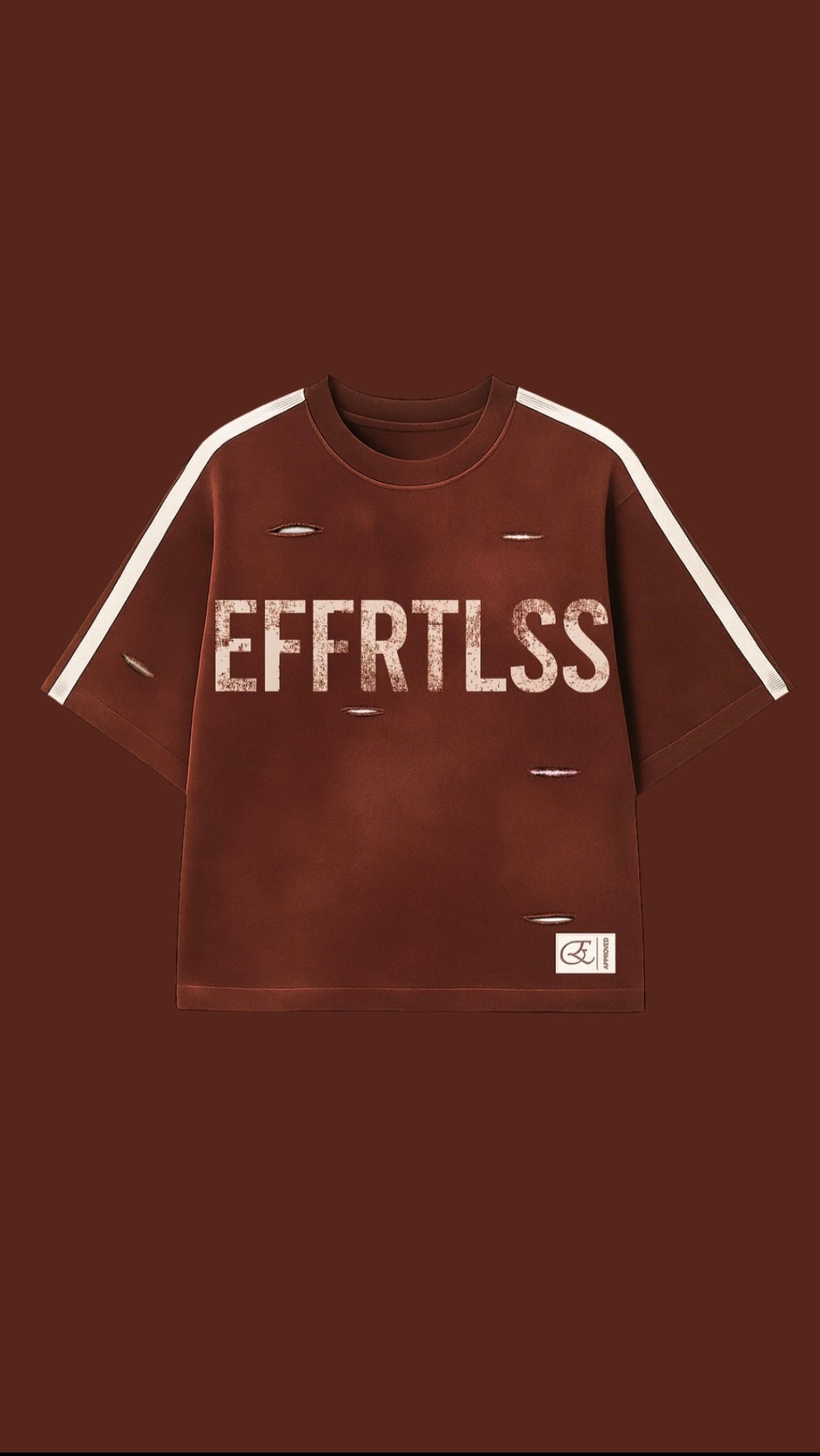 EFFRTLSS brown shirt