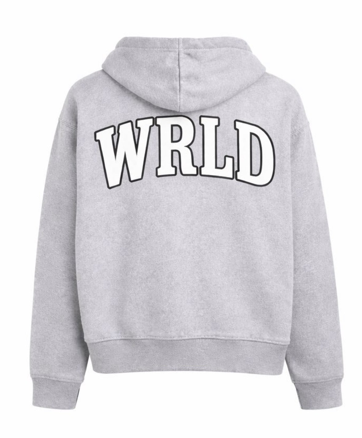 GREY SATIN ZIP-UP