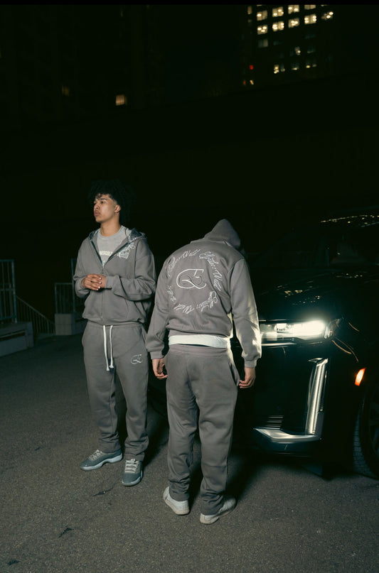 Grey Zip-up
